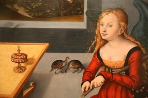 Melancholie door Lucas Cranach the Elder
